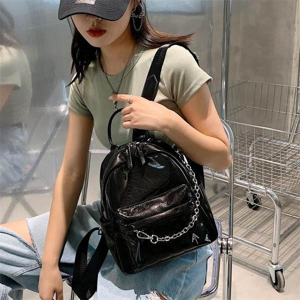 Stiilne naiste miniseljakott metallist ketiga