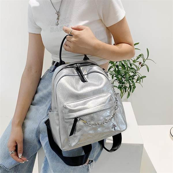 Stiilne naiste miniseljakott metallist ketiga