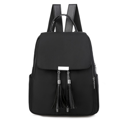 Γυναικείο σακίδιο πλάτης από οικολογικό δέρμα με φούντες