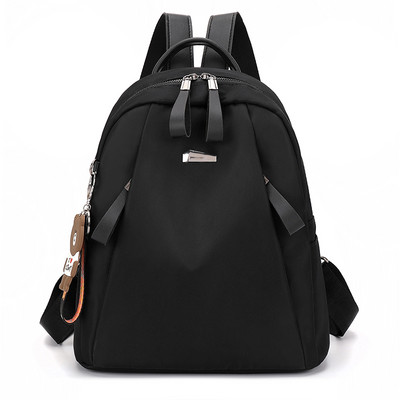 Γυναικείο σακίδιο πλάτης απλό υφασμάτινο μοντέλο