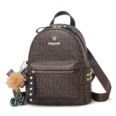 Stiilne naiste nahast seljakott erinevates suurustes