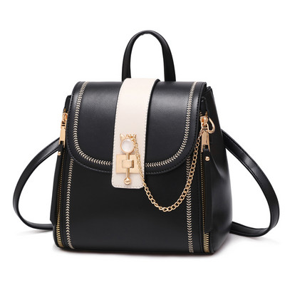 Naiste kandiline metallist kaunistusega seljakott