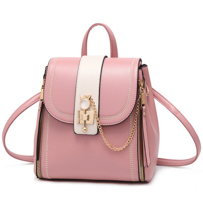 Naiste kandiline metallist kaunistusega seljakott