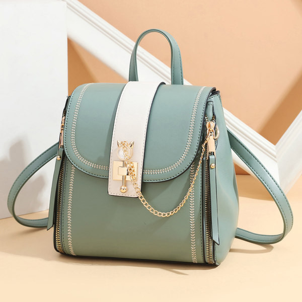 Naiste kandiline metallist kaunistusega seljakott