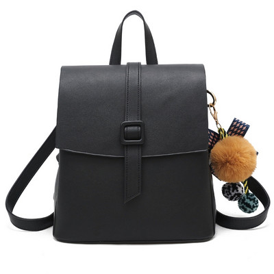 Naiste igapäevane kunstnahast seljakott plastikpandlaga