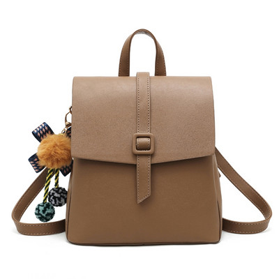 Naiste igapäevane kunstnahast seljakott plastikpandlaga