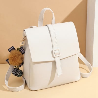 Naiste igapäevane kunstnahast seljakott plastikpandlaga