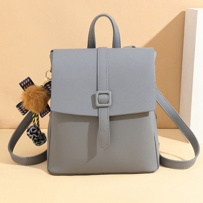 Naiste igapäevane kunstnahast seljakott plastikpandlaga