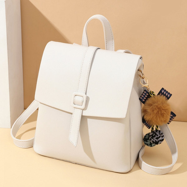 Naiste igapäevane kunstnahast seljakott plastikpandlaga