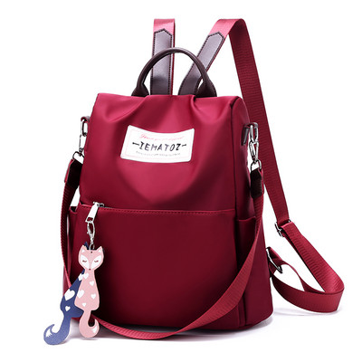 Napi hátizsák több rekesszel és kulcstartóval