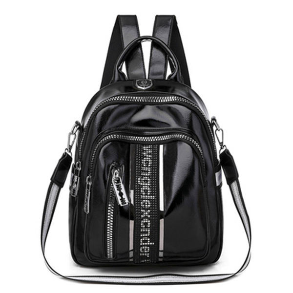 Eko-nahast kividekooriga naiste seljakott