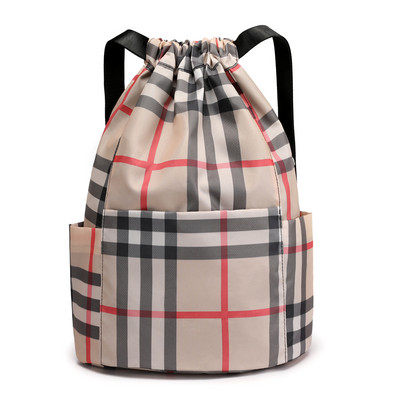 Värviline lõuendist taskutega seljakott