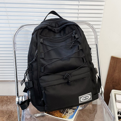 Naiste igapäevane seljakott võrgu ja lipsudega