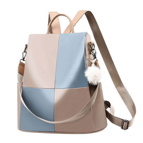 Naiste kunstnahast ruudukujuline seljakott