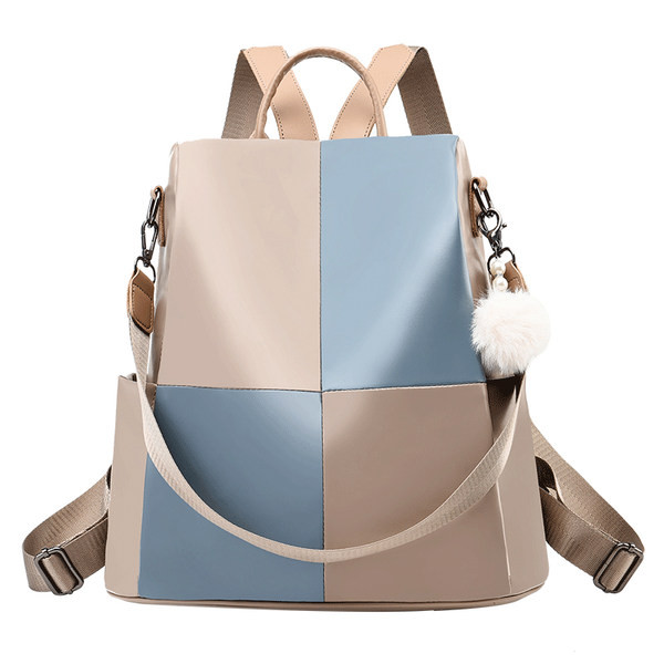 Naiste kunstnahast ruudukujuline seljakott