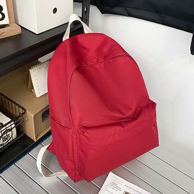 Naiste kooli seljakott tekstiilist lihtsast mudelist