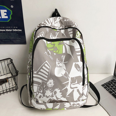 Modern női hátizsák különböző alkalmazással és cipzárral