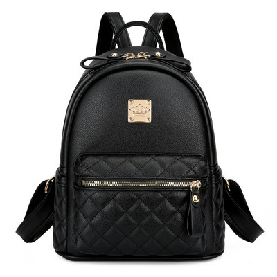 Naiste igapäevane tepitud nahaga seljakott