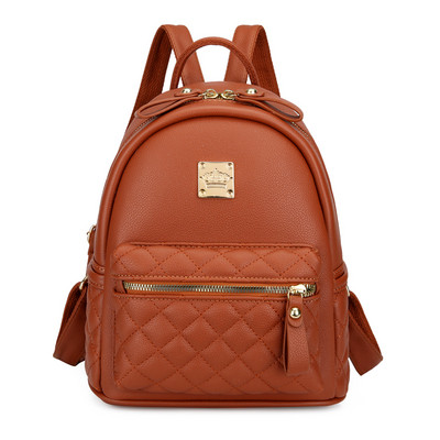 Naiste igapäevane tepitud nahaga seljakott