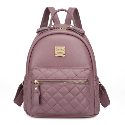 Naiste igapäevane tepitud nahaga seljakott