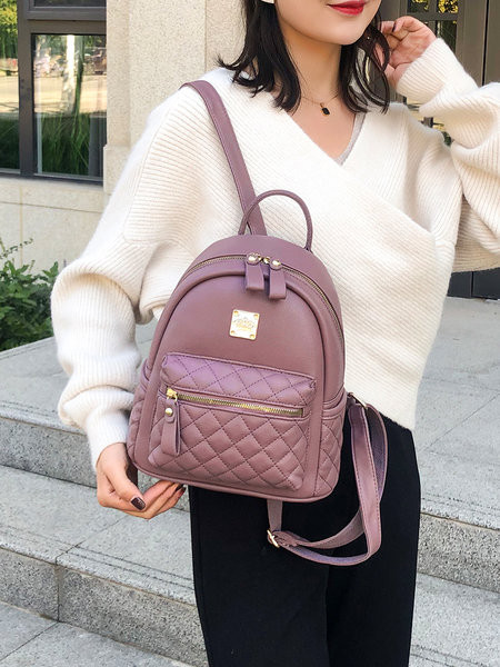 Naiste igapäevane tepitud nahaga seljakott