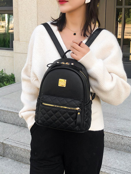 Naiste igapäevane tepitud nahaga seljakott