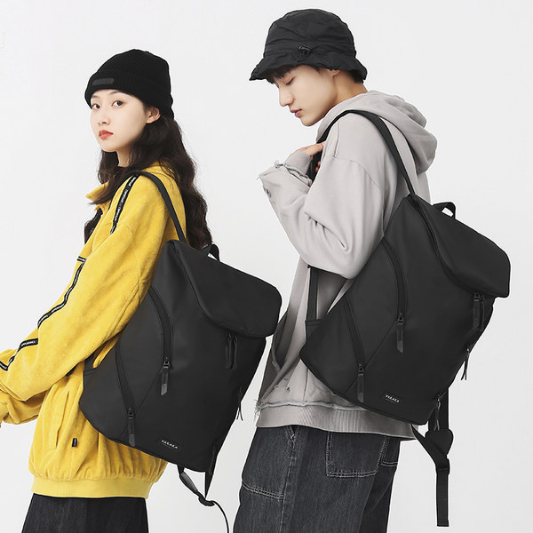 Moodne tekstiilist lukuga seljakott meestele ja naistele