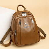 Naiste nahast seljakott metallist pandlaga