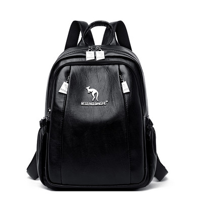 Naiste nahast seljakott metallist pandlaga