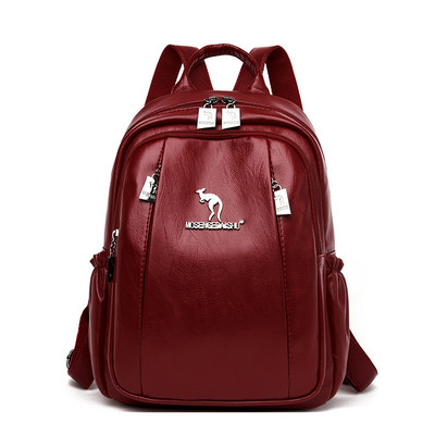 Naiste nahast seljakott metallist pandlaga