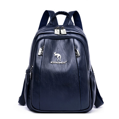 Naiste nahast seljakott metallist pandlaga