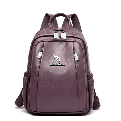 Naiste nahast seljakott metallist pandlaga