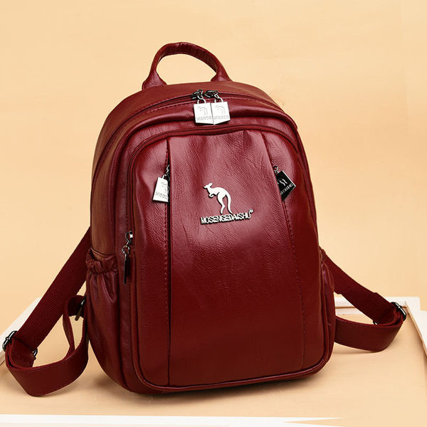 Naiste nahast seljakott metallist pandlaga