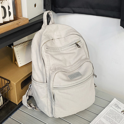 Γυναικείο υφασμάτινο σακίδιο πλάτης σε τρία χρώματα