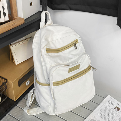 Γυναικείο υφασμάτινο σακίδιο πλάτης σε τρία χρώματα