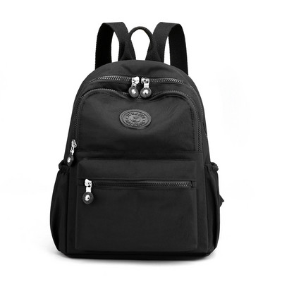 Väike lukuga tekstiilist seljakott - naistele