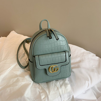 Naiste ökonahast miniseljakott metallist kaunistuse ja tõmblukuga