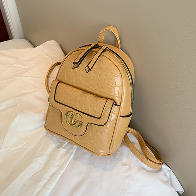 Naiste ökonahast miniseljakott metallist kaunistuse ja tõmblukuga