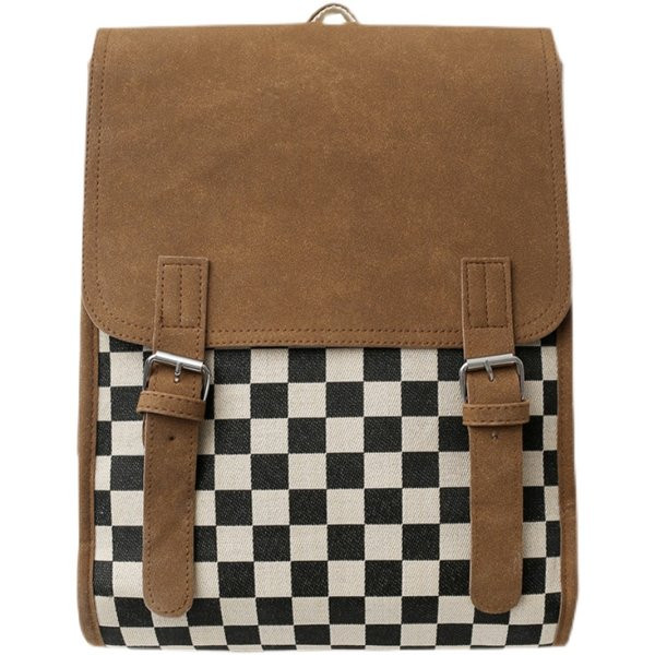 Öko-nahast ruudukujuline naistekott