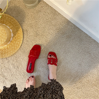 Ежедневни чехли с равна подметка - в четири цвята