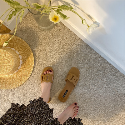 Ежедневни чехли с равна подметка - в четири цвята