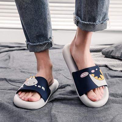 Ежедневни дамски гумени чехли с равна подметка