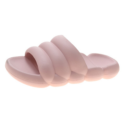 Дамски гумени чехли с равна подметка подходящи за баня