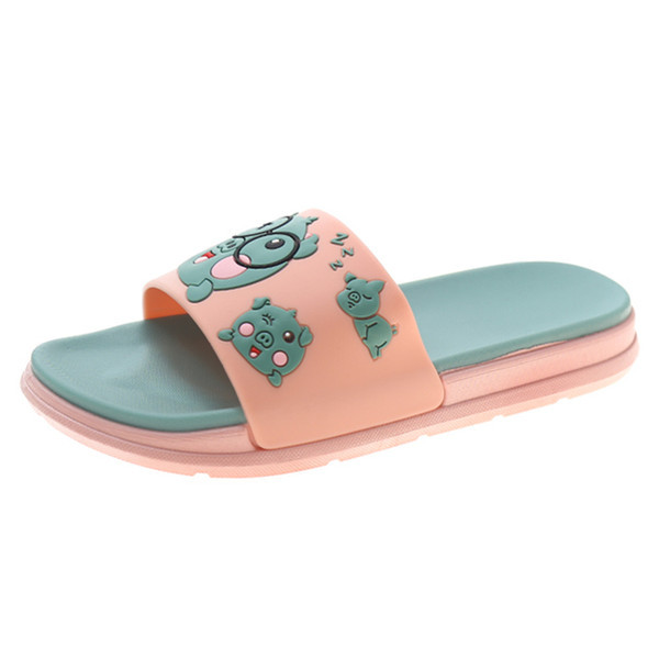 Дамски модерни чехли с равна подметка