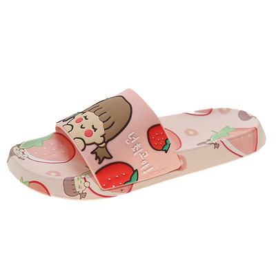 Дамски гумени чехли  с  равна подметка