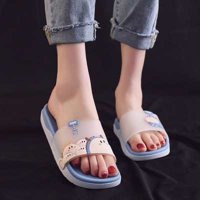 Нов модел дамски ежедневни чехли с равна подметка