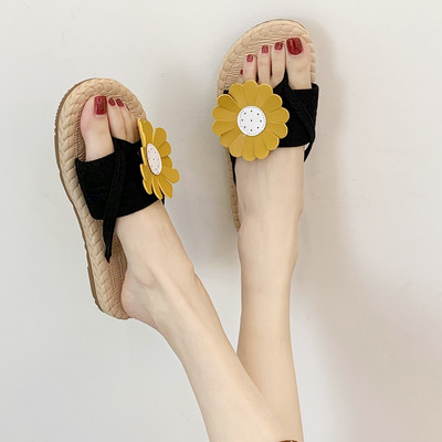 Дамски ежедневни чехли с флорален десен - четири цвята