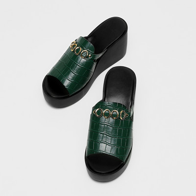 Дамски чехли от еко кожа два модела 