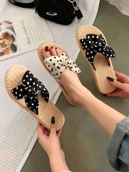 Papuci casual dama cu panglici