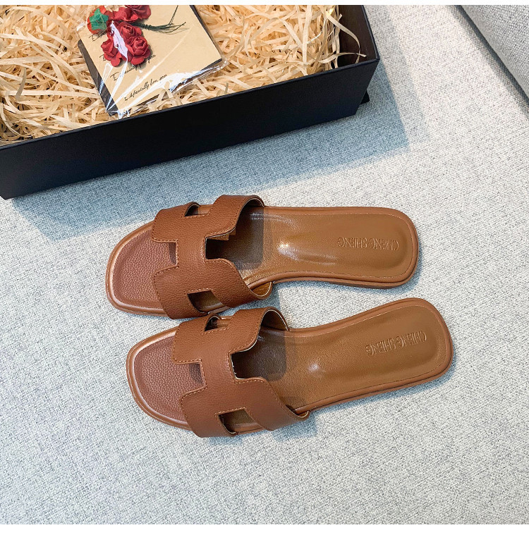 Papuci eleganti de dama cu talpa plata din imitatie de piele in diferite culori